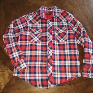 70's Vintage Stir-Ups Western Model insulated shirt,  Men's Medium
